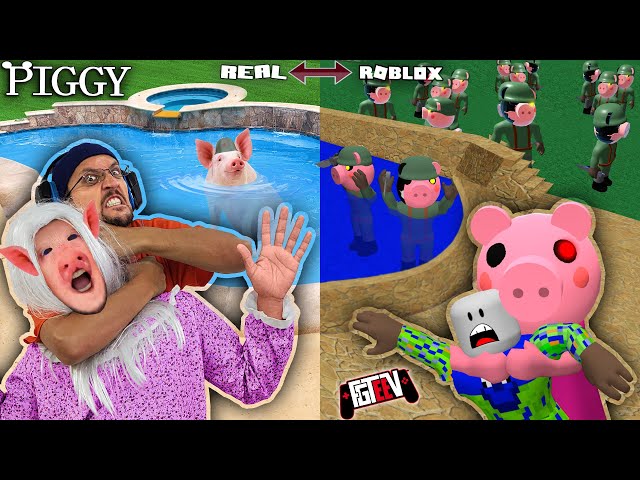 ROBLOX PIGGY: Escape FGTeeV's BACKYARD Map! (CUSTOM House Tour BUILD MODE Update)