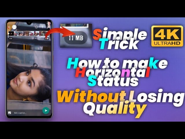 How to put WhatsApp status without losing Quality || Upload WhatsApp status video losing Quality⚡
