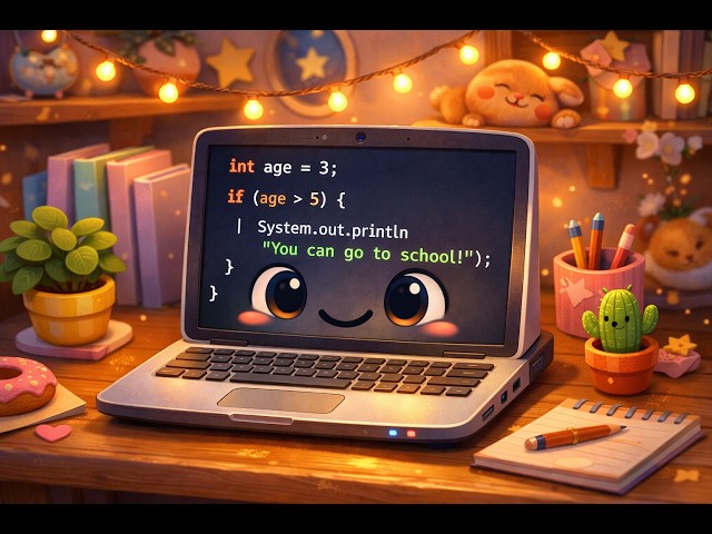 Java Lesson : Learn if Statement💻 | Simple Coding with Maryam & Rosie