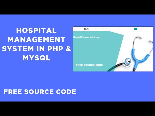 Hospital Management System in PHP & MySQL 🚑 | Complete Project + Free Source Code!
