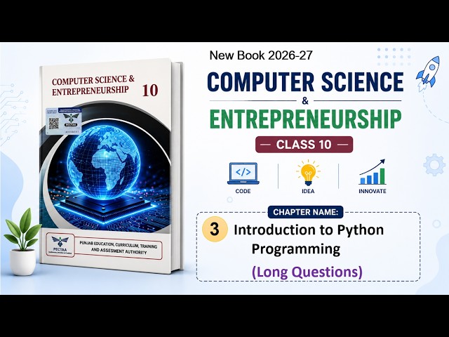 Computer Science Class 10, Unit 3 - Long Questions - Exercise of Chapter 3 in English