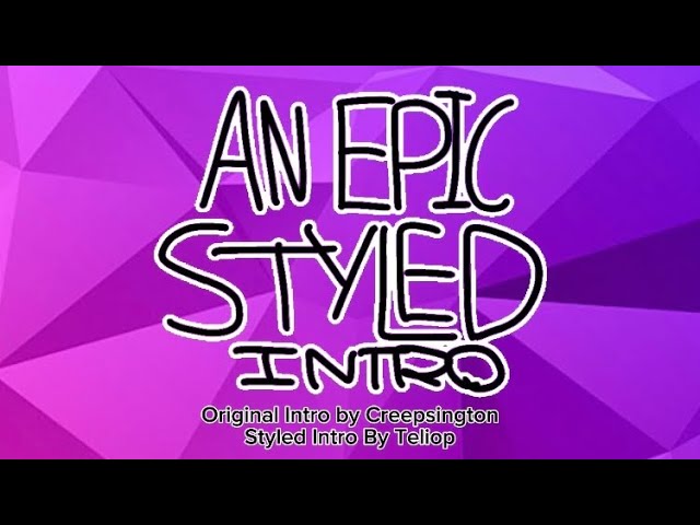 An attempt to make an object noninterchangeableness styled intro
