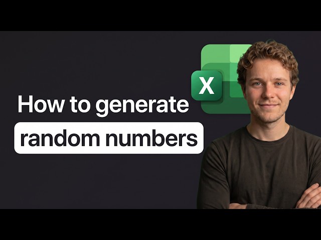 How to Generate Random Numbers in Excel (Step by Step)