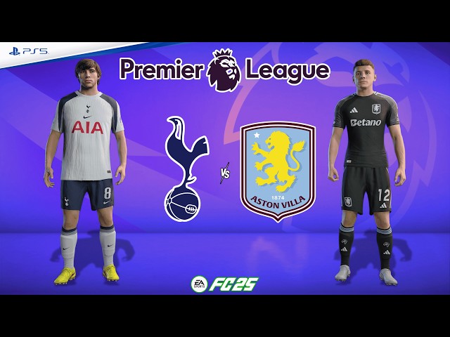 Tottenham Hotspur vs. Aston Villa - Premier League | Full Match | FC 26 - PS5™[4K]