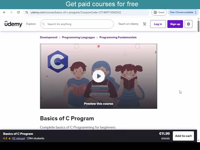 🎓 Learn C Programming Basics for FREE | Limited-Time