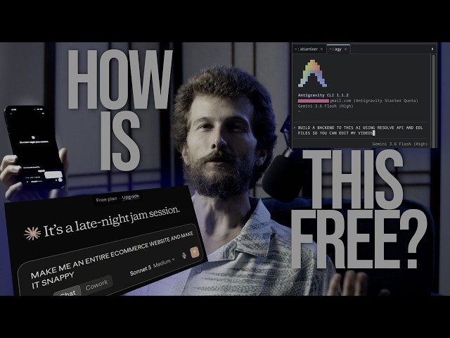 How Is This Free? Claude vs Google AI for Real Coding Work | 4K HDR