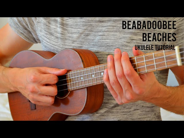 beabadoobee - Beaches EASY Ukulele Tutorial With Chords / Lyrics