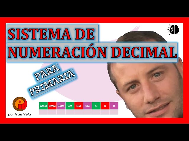 💯 SISTEMA DE NUMERACIÓN DECIMAL para alumnos de Educación Primaria. 🧮 Clases de matemáticas online.