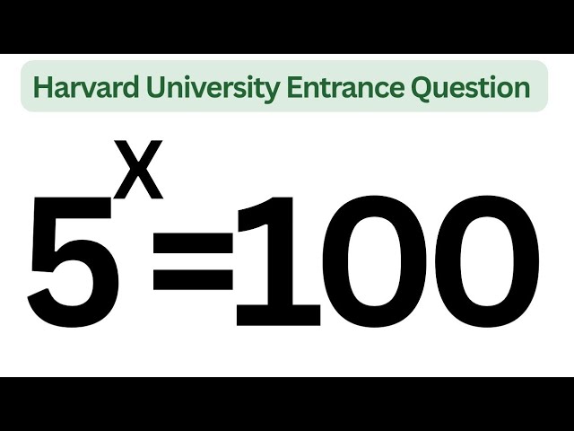 A Nice Olympiad Exponential Question #olympiad #Hardvard #kharagpurstudypoint  #maths