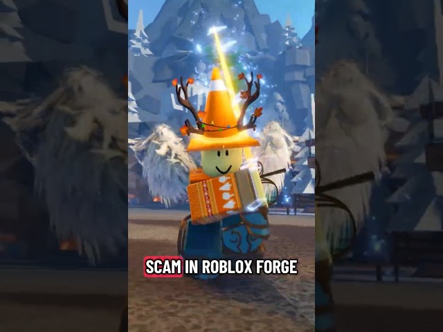 I got SCAMMED in Forge ⛏️💀 #forge #roblox #RobloxForge #shorts