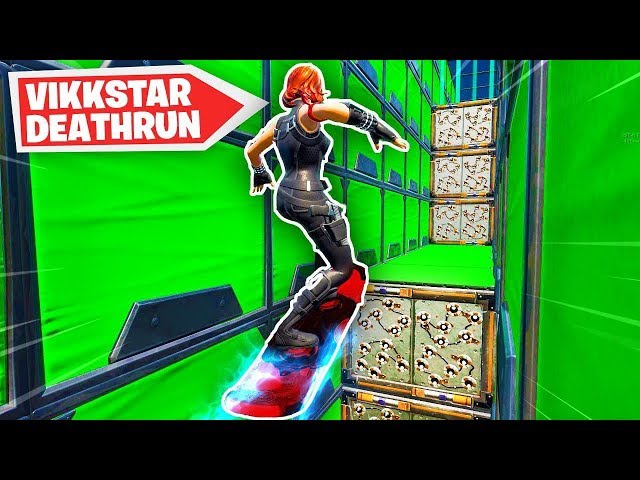 I made a DEATHRUN CHALLENGE in Fortnite! (Vikkstars Death Run)