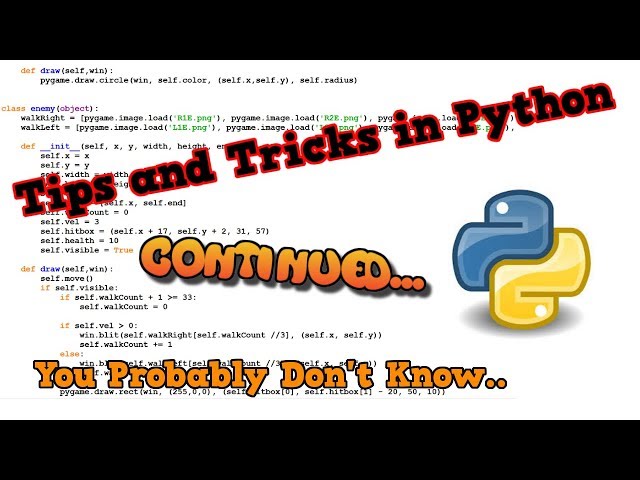 Cool & Useful Python Tips and Tricks