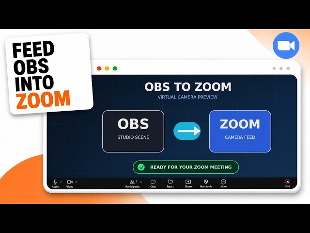 How to Stream OBS to Zoom (2026 OBS Feed)