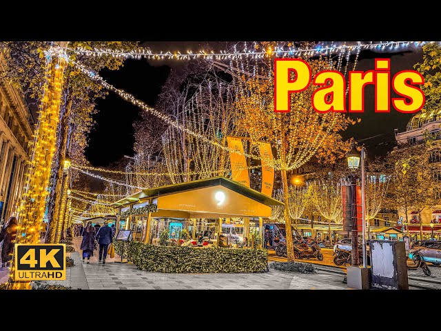Paris,France🇫🇷-4K HDR Walking Tour - Paris 15 December 2025 | 4K Paris | A Walk In Paris