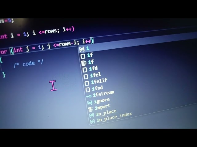Dimond pattern using nested for loop ➿ in C++ 