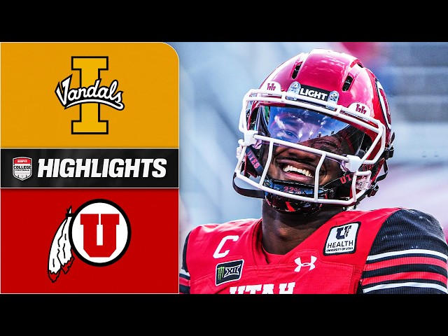 Idaho Vandals vs. Utah Utes | Full Game Highlights | ESPN College Football