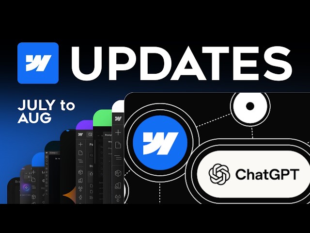 New Webflow Features You Missed! (July to August Updates)