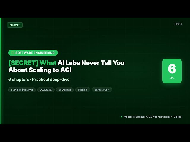 [SECRET] What AI Labs Never Tell You About Scaling to AGI | #NEWIT