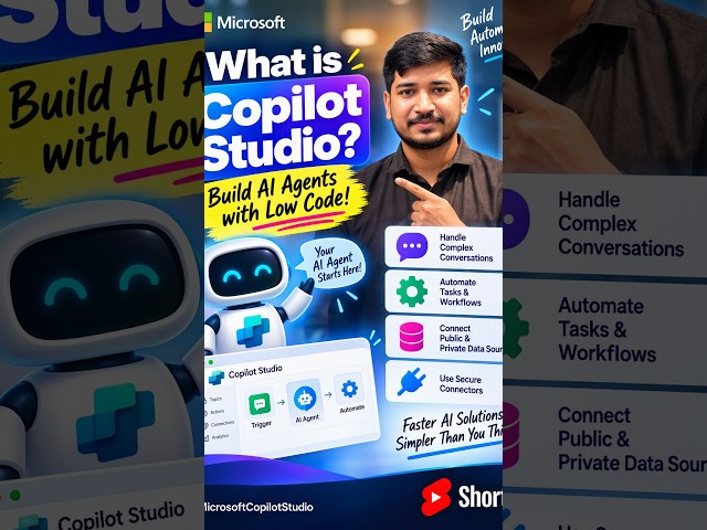 What Is Microsoft Copilot Studio? Build AI Agents with Low Code