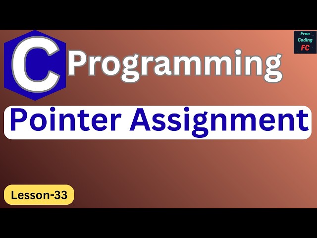 Pointer Assignment in C | C Programming Tutorial |C Programming for Beginners | Learn C| L-33|