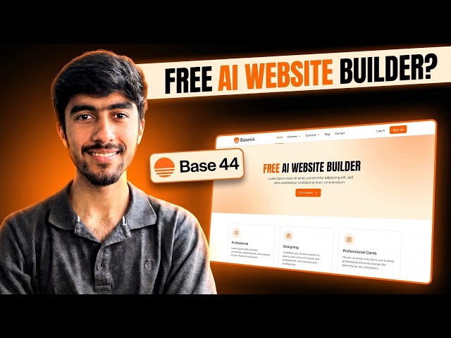 I Built a Full Website in 10 Minutes Using Base 44 (No Coding Required)