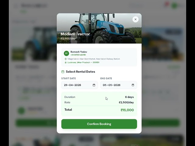 AGRIRENT - Agricultural Rental Management System(With Github Link)