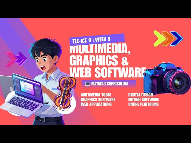 TLE-ICT 8 | Term 1 Week 9 Multimedia, Graphics, and Web Software