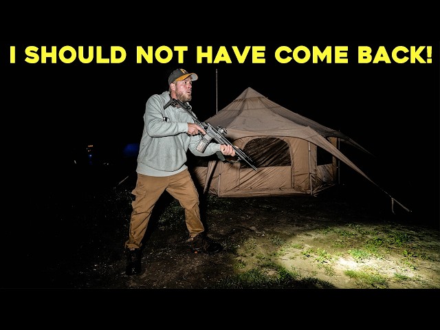 (I SHOULD NOT HAVE COME BACK HERE!) MY SCARIEST NIGHT CAMPING ALONE in the HAUNTED WOODS