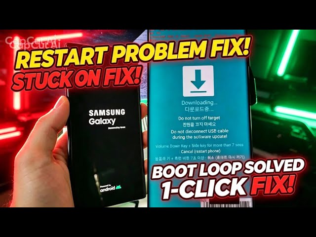 Samsung Stuck on Logo? ONE CLICK FIX! 😱 | Boot Loop, Hang & Slow Boot SOLVED 📱