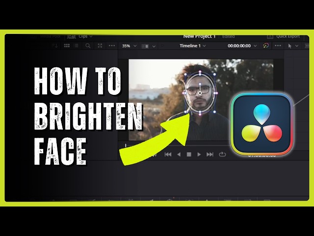 How to Brighten Faces Using a Circular Window in DaVinci Resolve