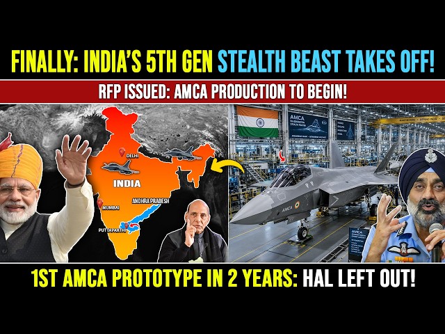 Indian Air Force's Stealth Era Begins Now! | AMCA Fighter Jet | Defence Inconnect