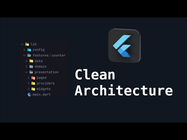Clean Architecture in Flutter apps with Provider for state management.
