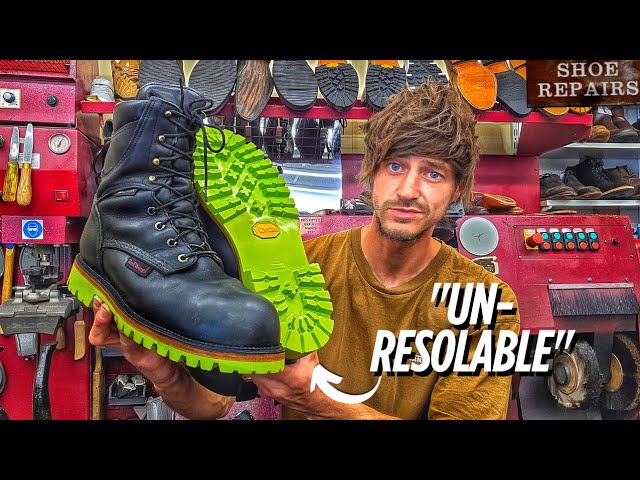 I TRIED To Resole Redwings HARDEST Boots...