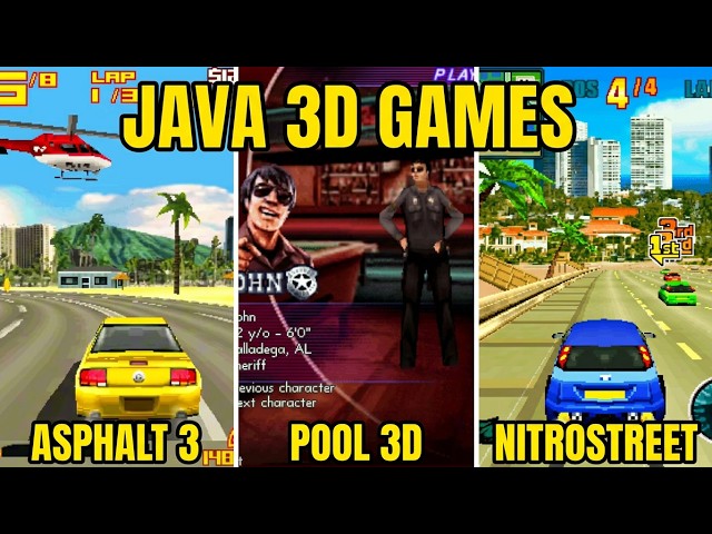 The Legendary 3D Gameloft Games on Java