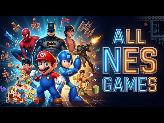 ALL NES GAMES LIVE (Nintendo Entertainment System) | Full Playthroughs