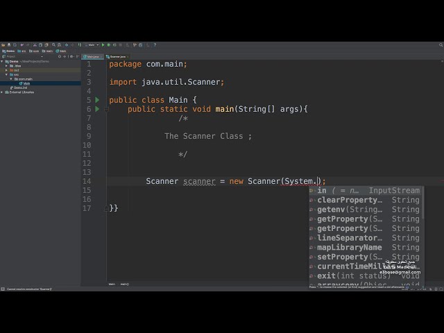 Java Scanner class | جافا سكانر كلاس