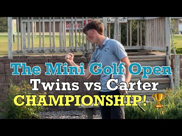 CHAMPIONSHIP MATCH! 🏆 Steven/Danny vs Carter - The Mini Golf Open (MUST WATCH!)