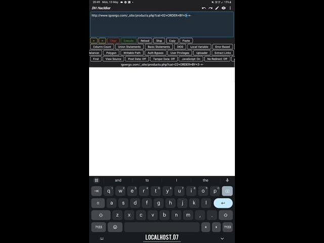 Sql Injection | DH Hackbar | Tutorial | Easy