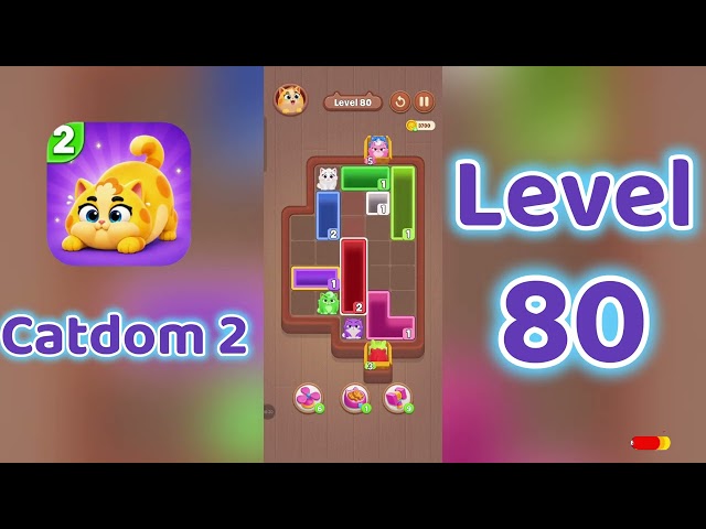 Catdom 2 Level 80 walkthrough 🐱 | SolutionGuruji