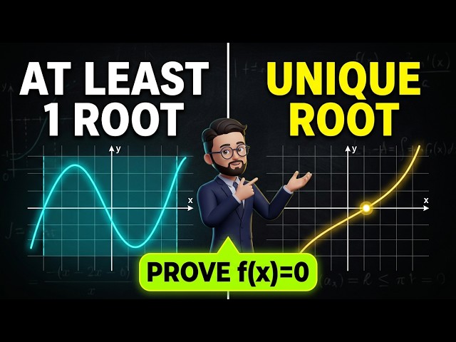 How to Prove a Unique Root? Continuity, Monotonicity & IVT | #CentroidX | Lecture 45