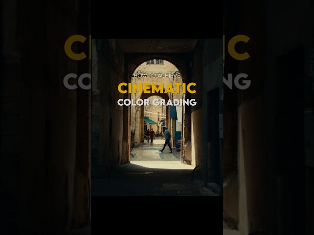 How to Achieve Cinematic Color Grading ➡️