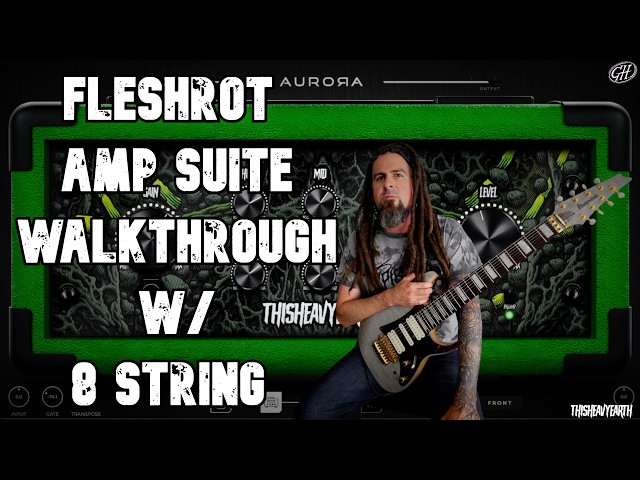 FLESHROT AMP SUITE WALKTHROUGH W/ 8 STRING - THIS HEAVY EARTH - AURORA DSP - PLUGIN