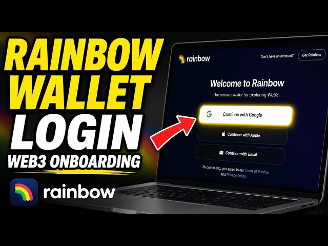 How to login to Rainbow Wallet for Web3 onboarding - Quick Tutorial