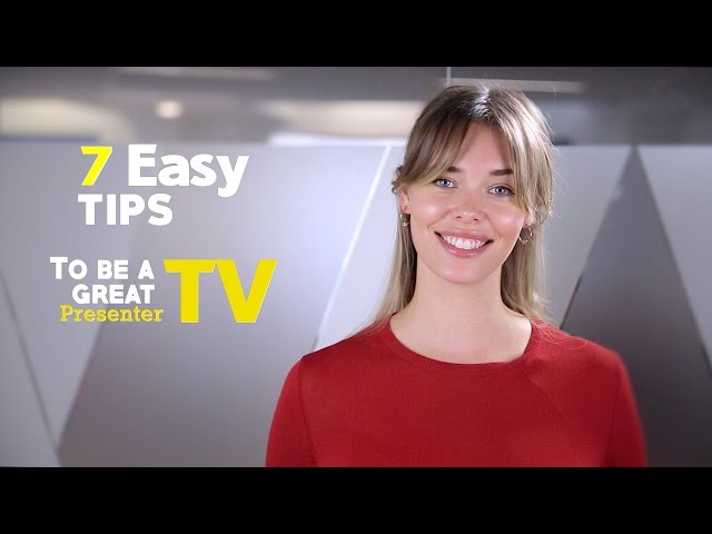 Creative Tips | Become a presenter for TV