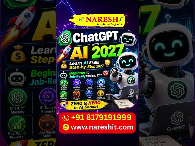 ChatGPT with AI 2027: Complete Beginner Roadmap | Prompt Engineering with AI Jobs | Naresh IT