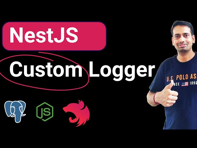 NestJS Logging using Custom Logger Module | 12 Factor App| Episode #12