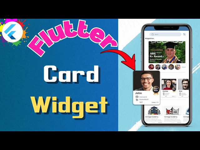 Flutter Card Widget Bangla Tutorial | Flutter Card Properties & Beautiful Card UI
