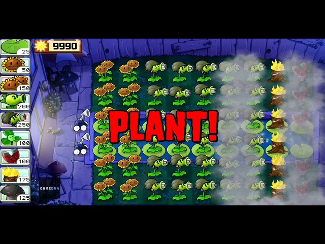 Plants vs. Zombies Survival Fog - Mod Gameplay Walkthrough (iOS, Android)