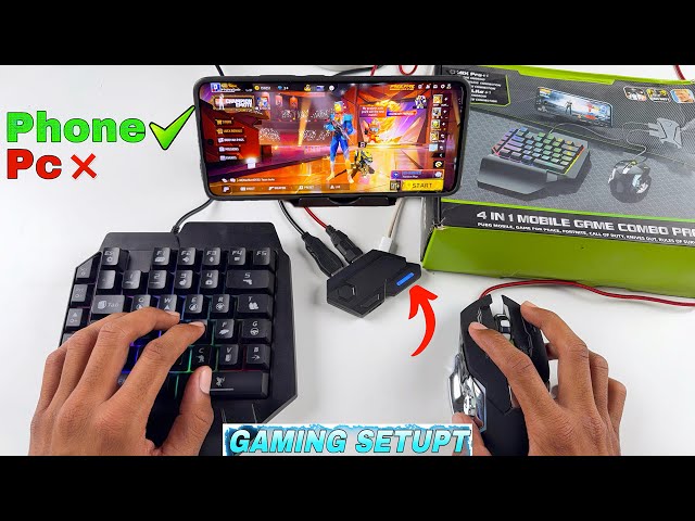 Keyboard and mouse ko connect karke phone ko pc ki tarah use kare full tutorial in phone 