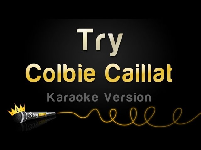 Colbie Caillat - Try (Karaoke Version)